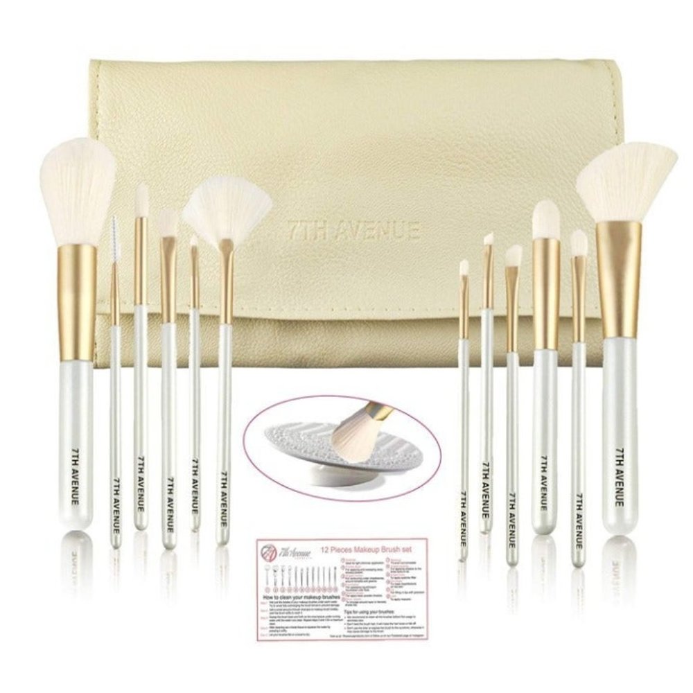7th Avenue 12 Pcs Makeup Brush Set